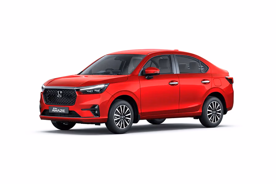 Honda Amaze 3rd GEN in Radiant Red Metallic