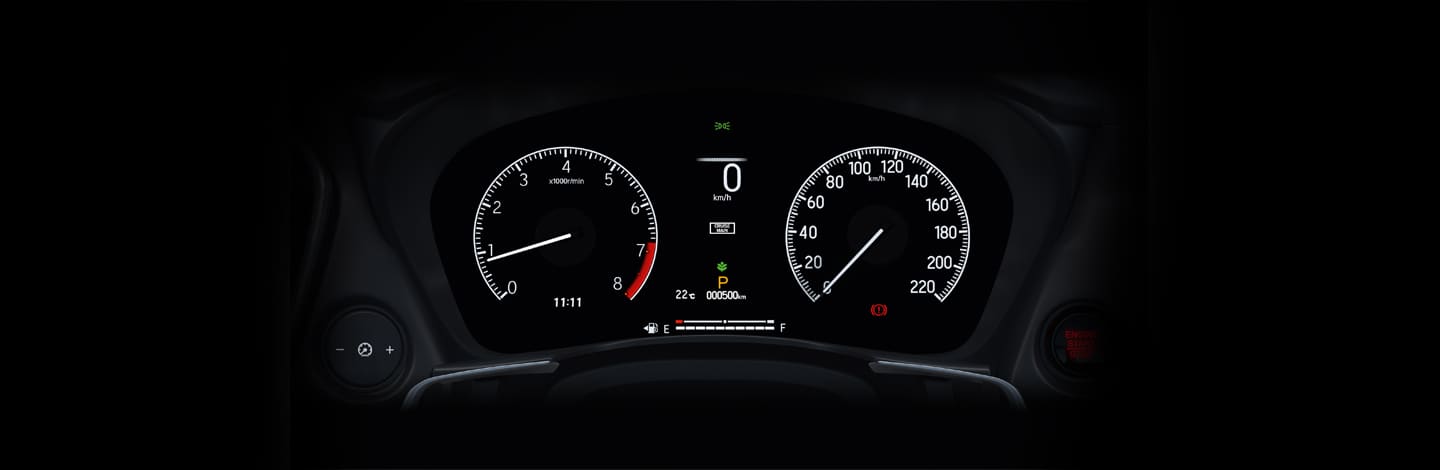 17.7 cm HD Full Colour TFT Meter^ With Driver Information Interface (1st in Segment^)