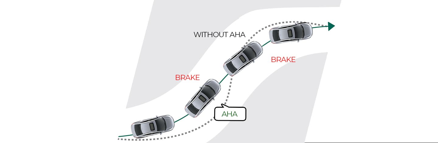 Agile Handling Assist^ ensure maximum grip, especially while cornering.