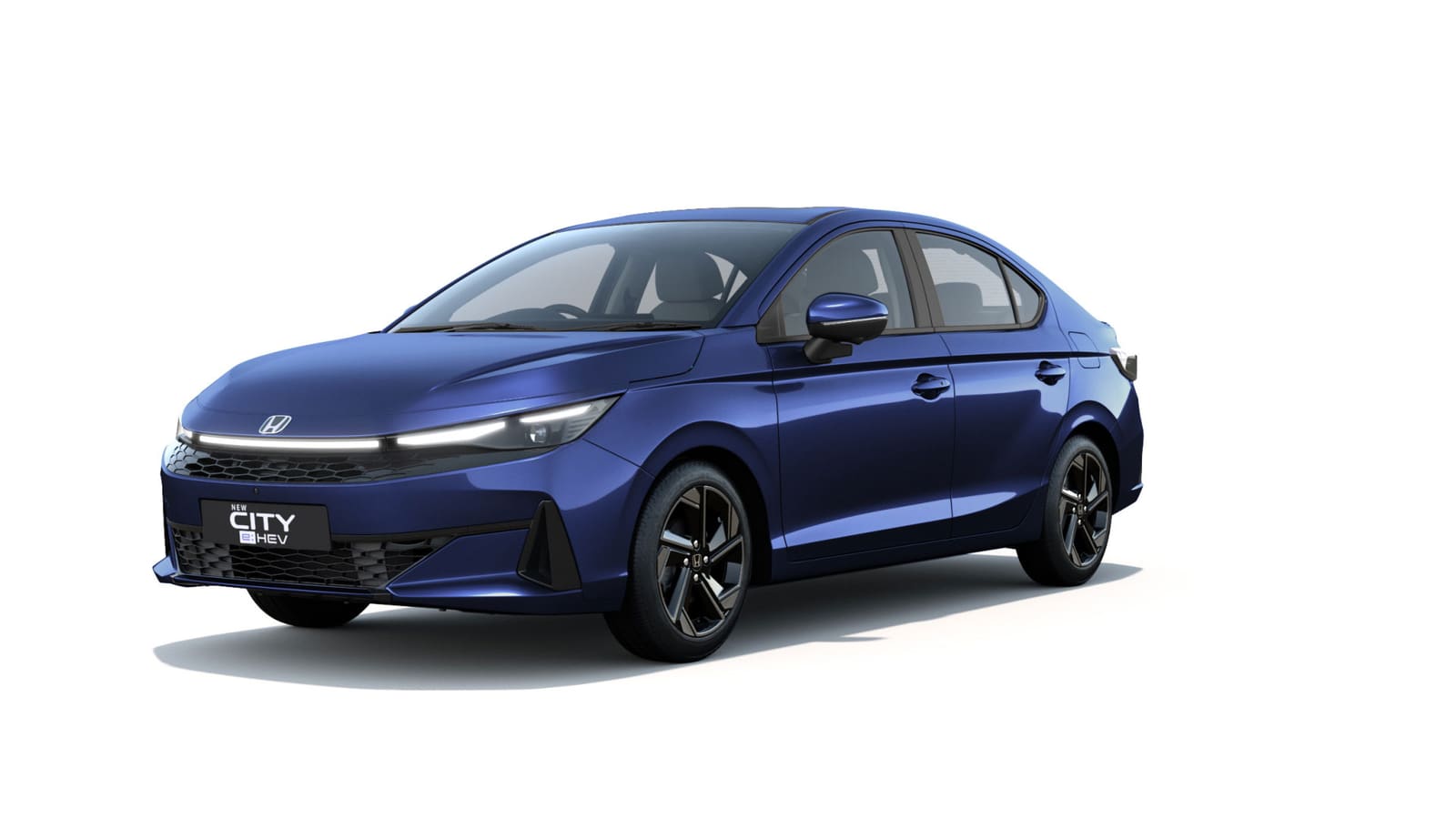 Honda City Facelift in Obsidian Blue Pearl