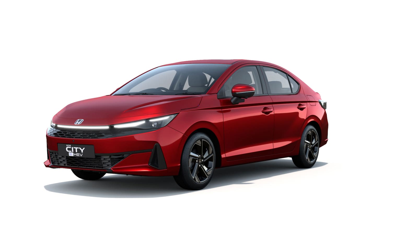 Honda City Facelift in Radiant Red Metallic