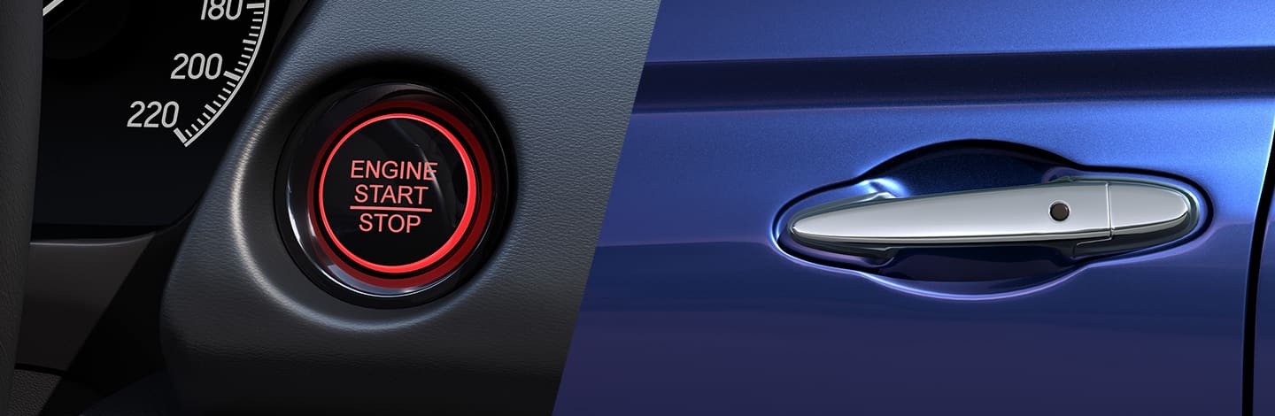 Engine Start/Stop with Touch Sensor Based Smart Keyless Access