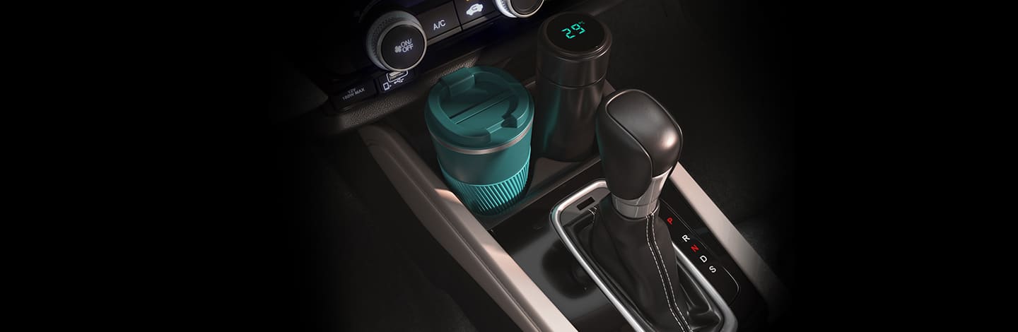 Front Console Cup Holders