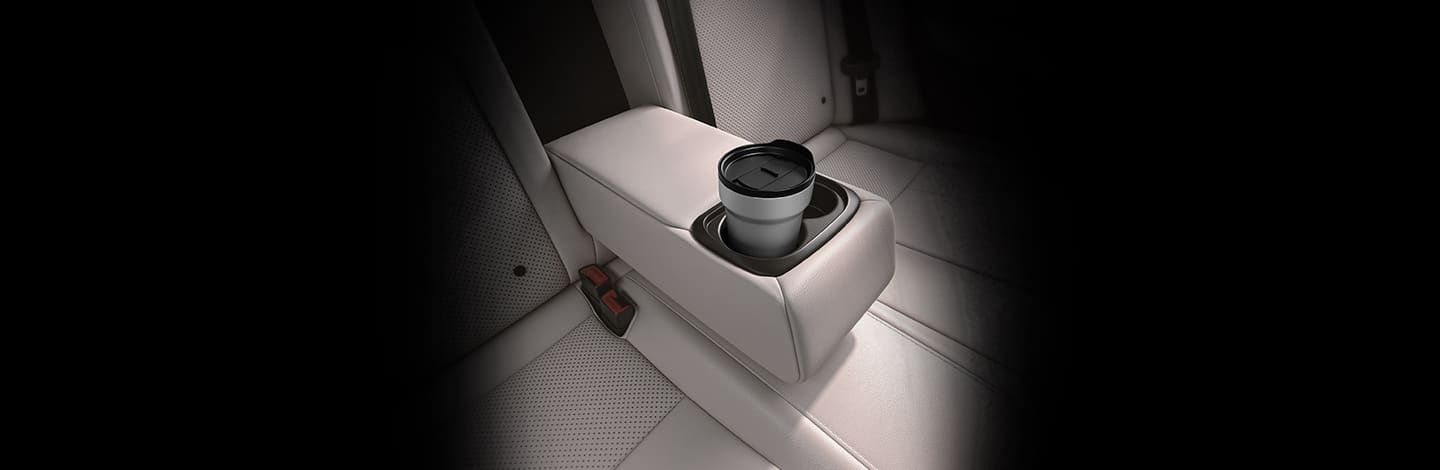 Rear Armrest with Cup Holders
