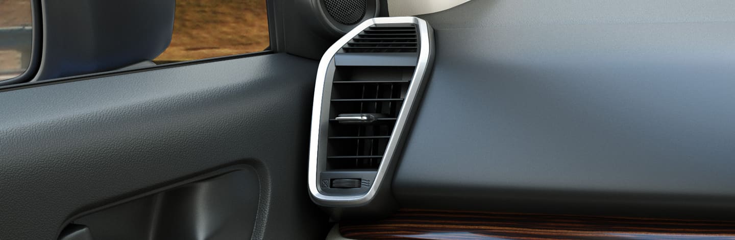 Satin Metallic AC Vent and Surround Finish