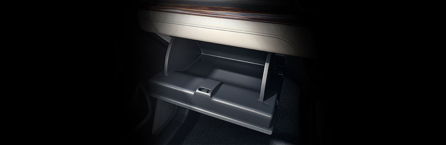 Spacious Glove Box
