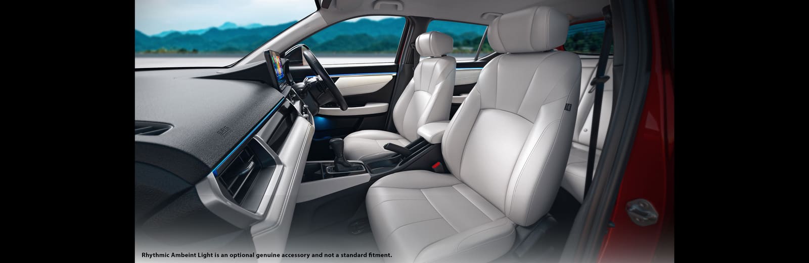 Opulent Ivory & Black Two-Tone Interior