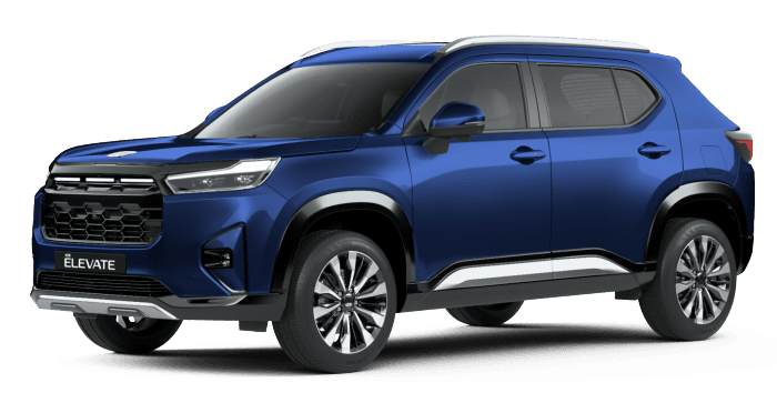 Honda Elevate Facelift in Obsidian Blue Pearl