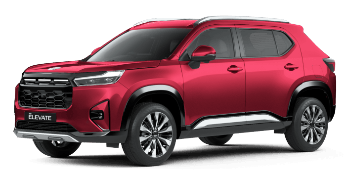 Honda Elevate Facelift in Radiant Red Metallic