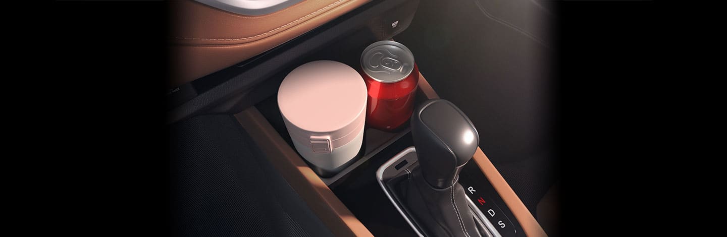 Front Console Cup Holders