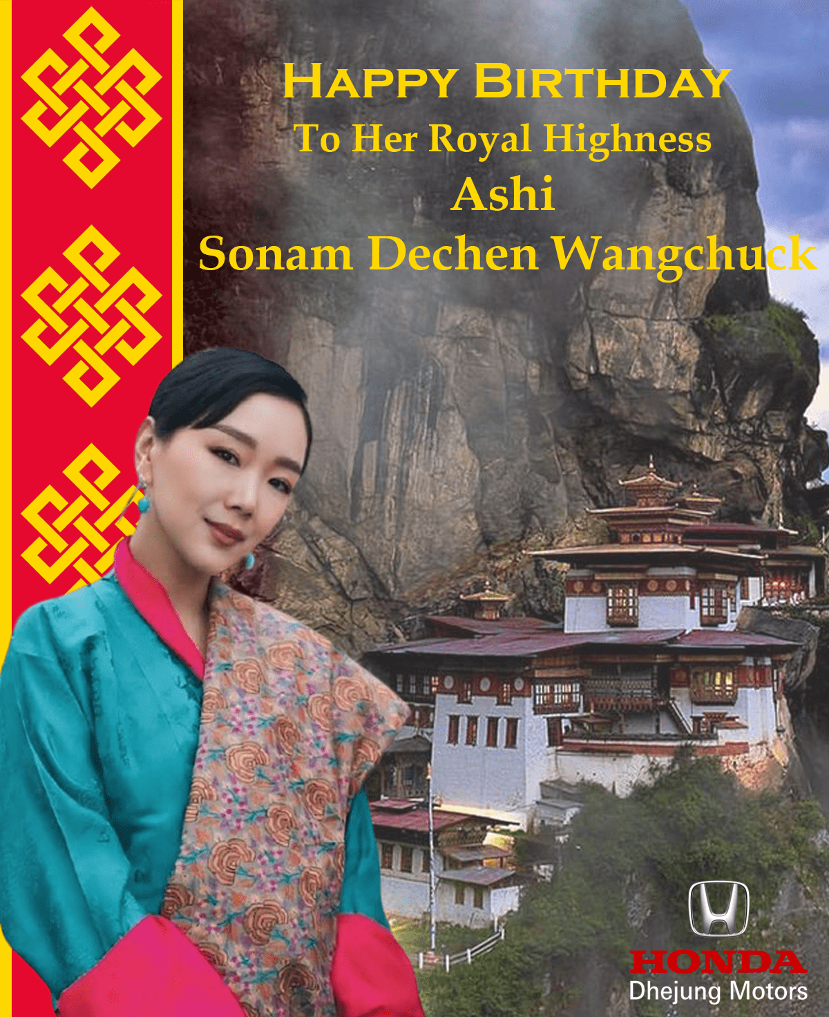 HAPPY BIRTHDAY TO HER ROYAL HIGHNESS ASHI SONAM DECHEN WANGCHUCK